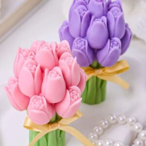 Tulip Bouquet Candle